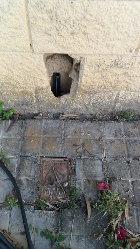 Acometida de agua 36