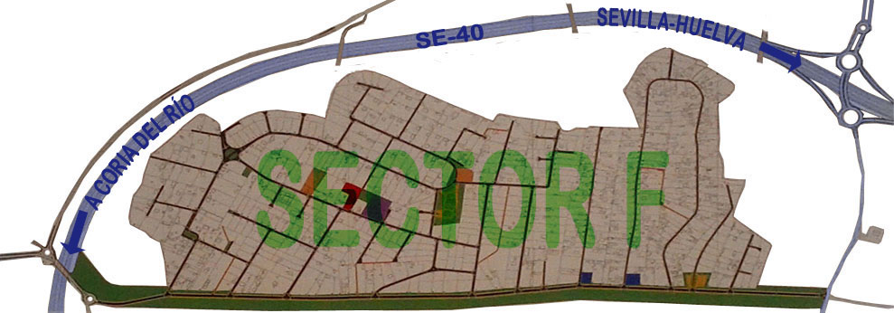 plano del Sector F de Almensilla